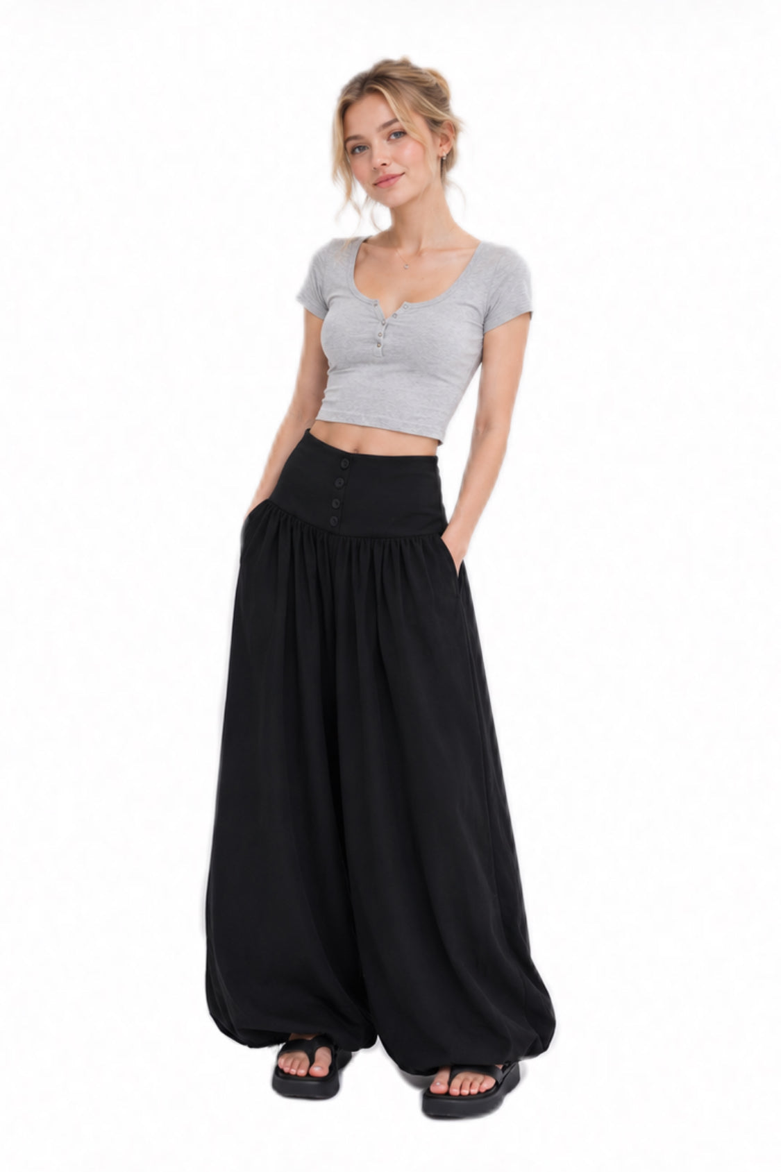 highline Pleated Balloon Pants